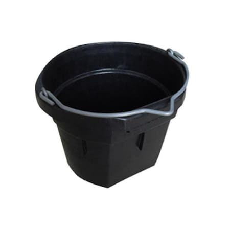 Fancy Feline MR8QR-FSB-BLK 8 Quart Flat Bucket FA831147